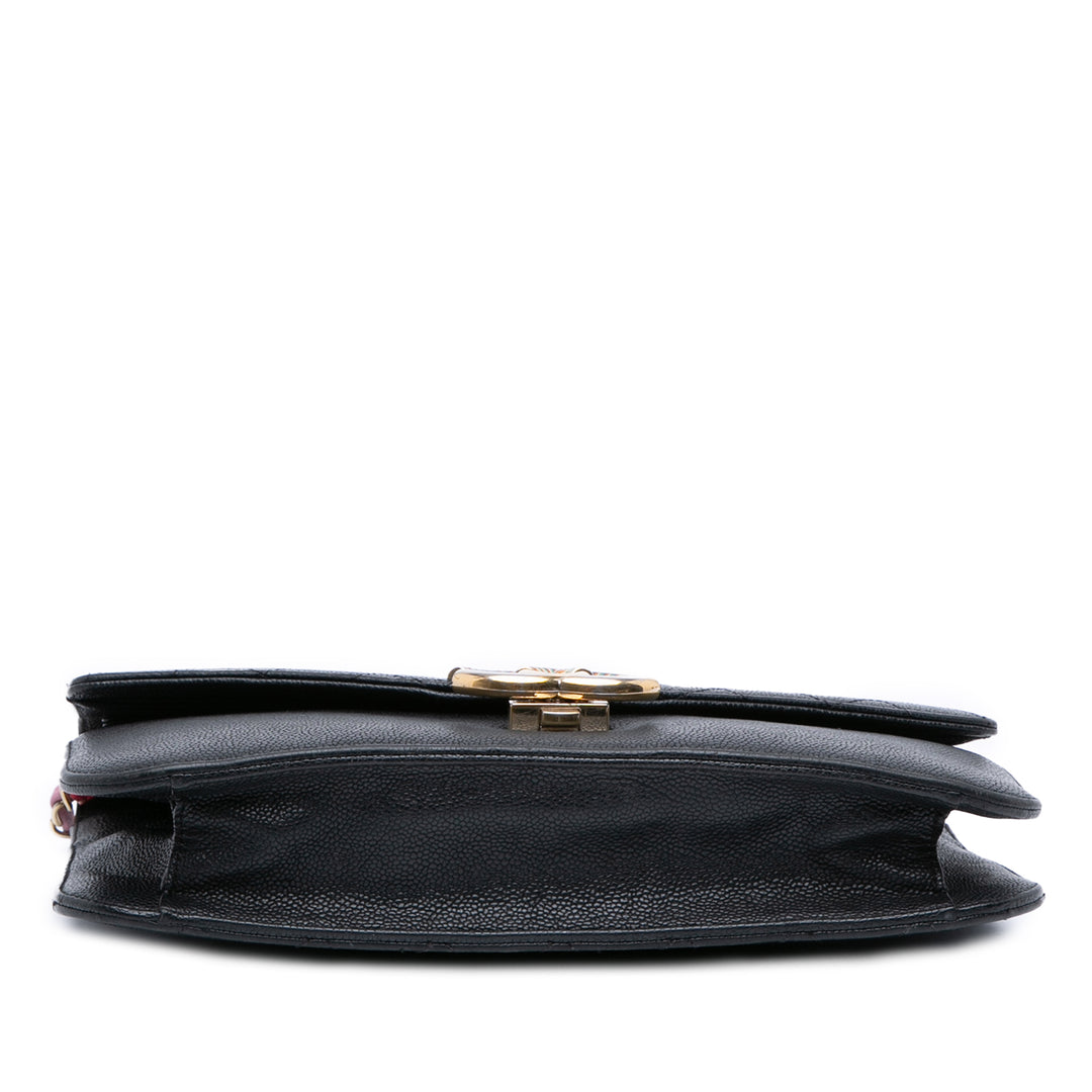 Chanel Paris Cuba Medium Caviar Thread Around à rabat