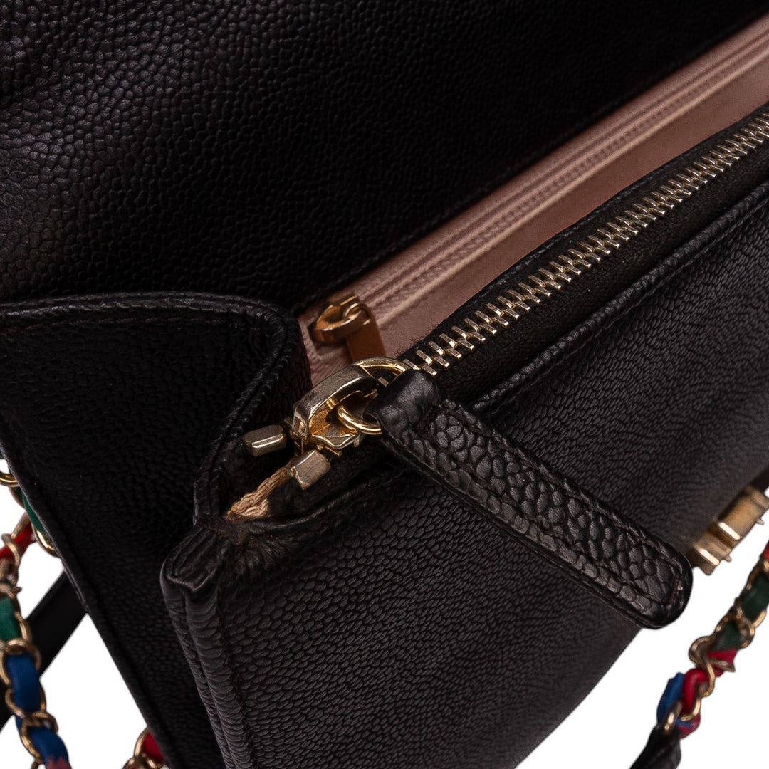 Chanel Paris Cuba Medium Caviar Thread Around à rabat