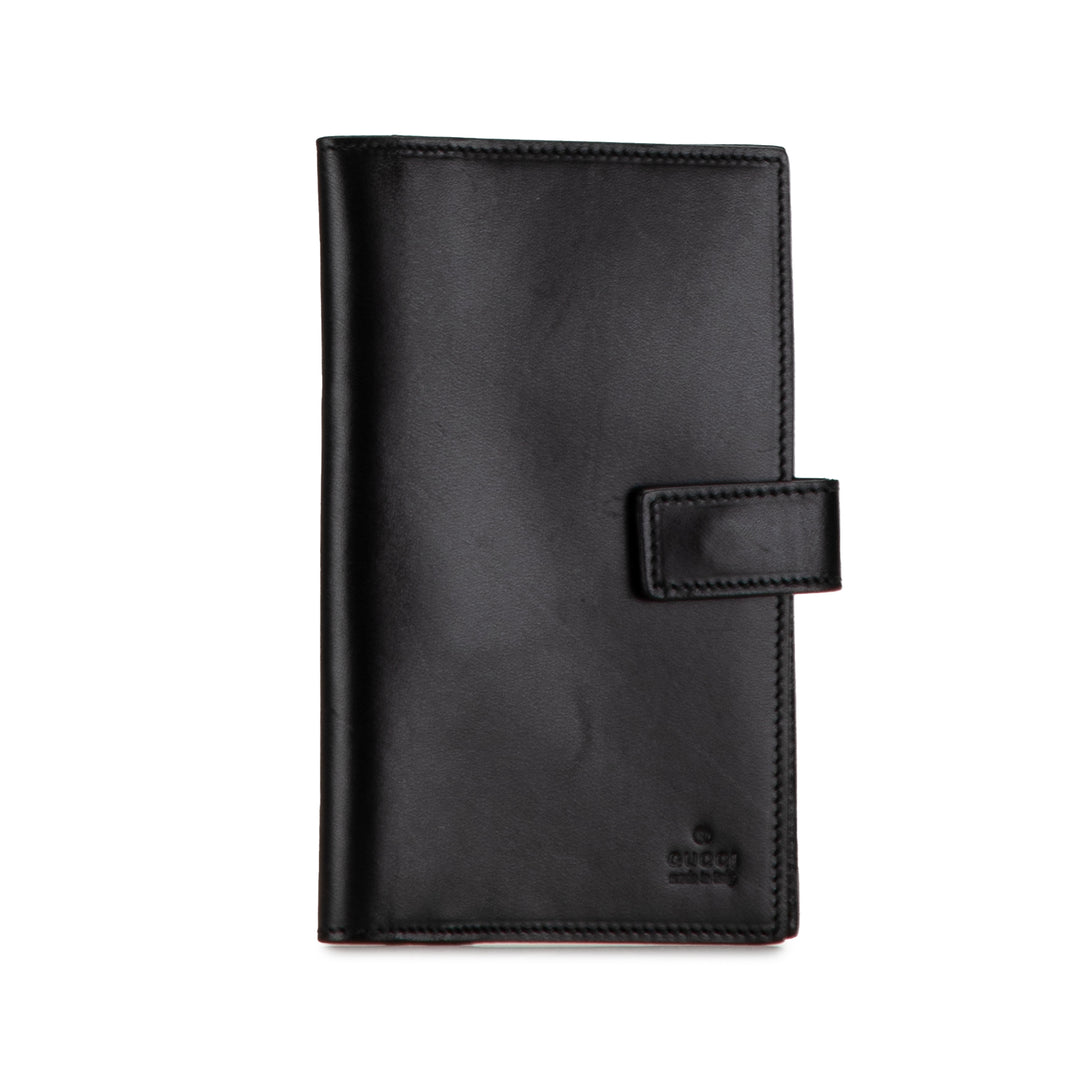 Leather Agenda Cover Black - Gaby Paris