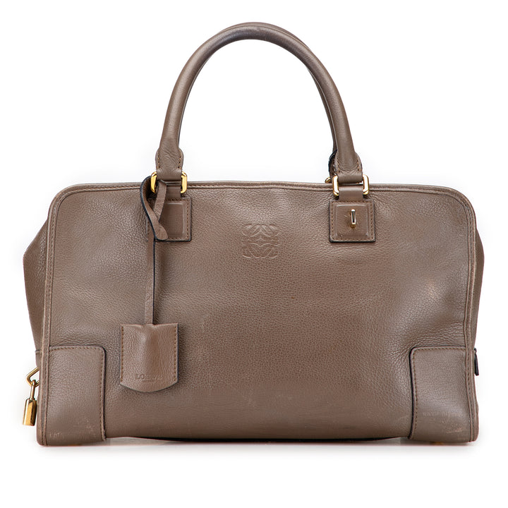 LOEWE Leather Amazona 36 Marron – GABY PARIS Authentique