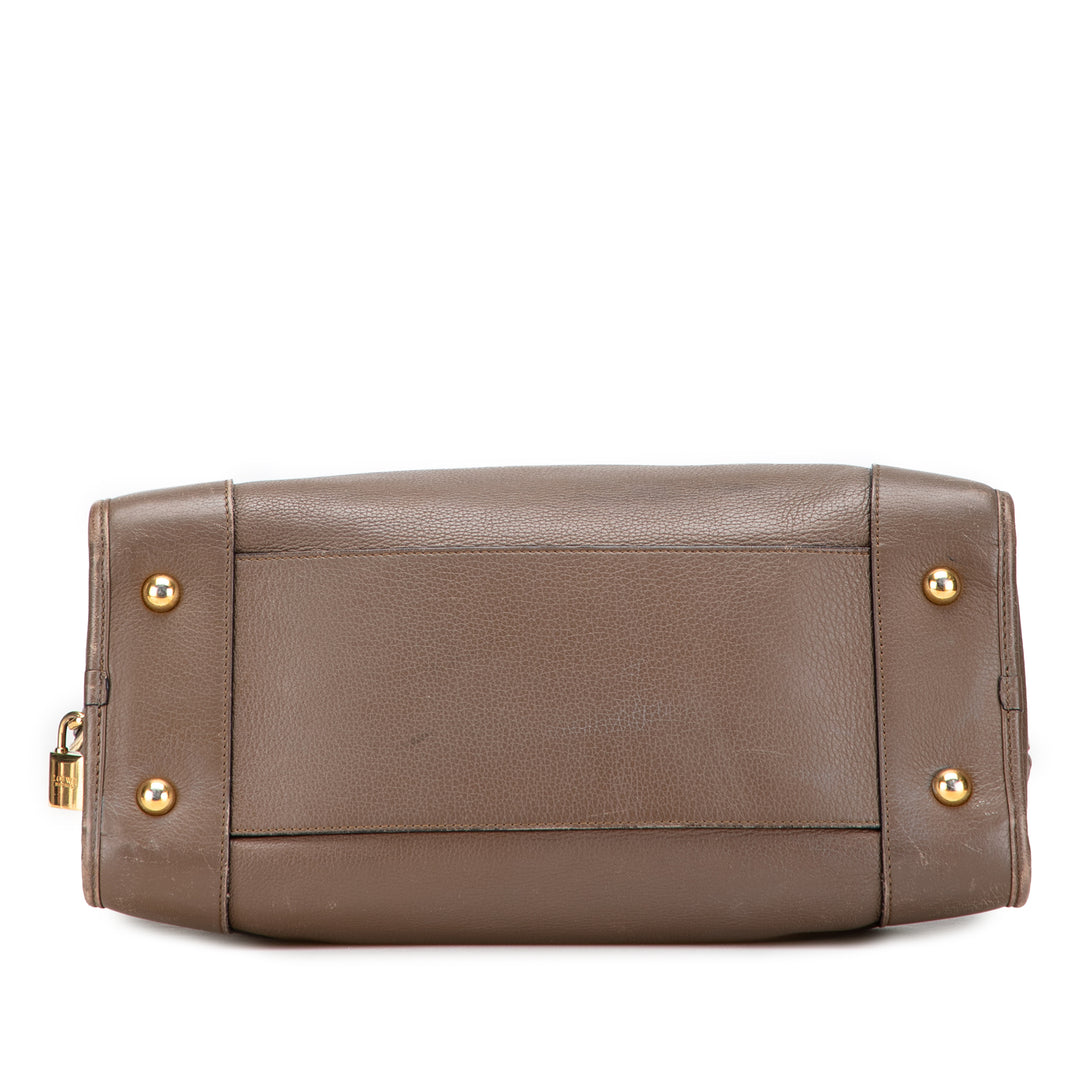 LOEWE Leather Amazona 36 Marron – GABY PARIS Authentique