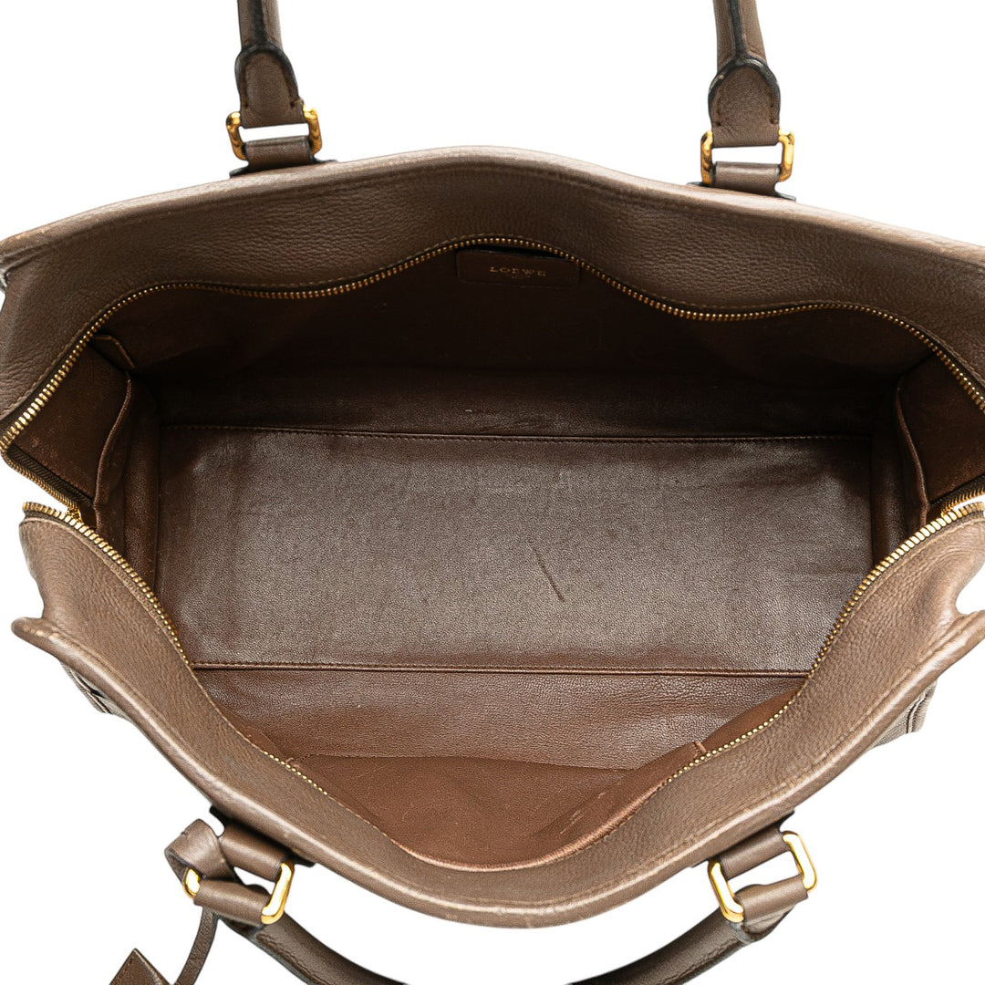 LOEWE Leather Amazona 36 Marron – GABY PARIS Authentique