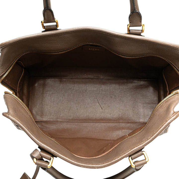 LOEWE Leather Amazona 36 Marron – GABY PARIS Authentique