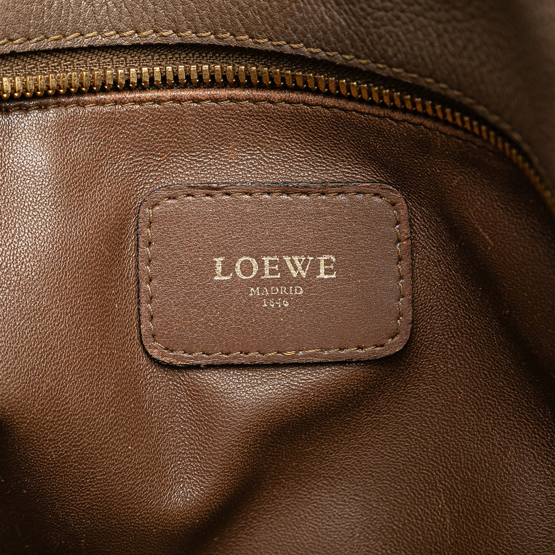 LOEWE Leather Amazona 36 Marron – GABY PARIS Authentique