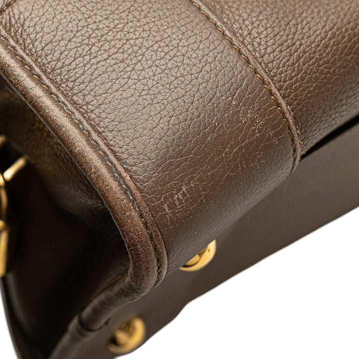 LOEWE Leather Amazona 36 Marron – GABY PARIS Authentique