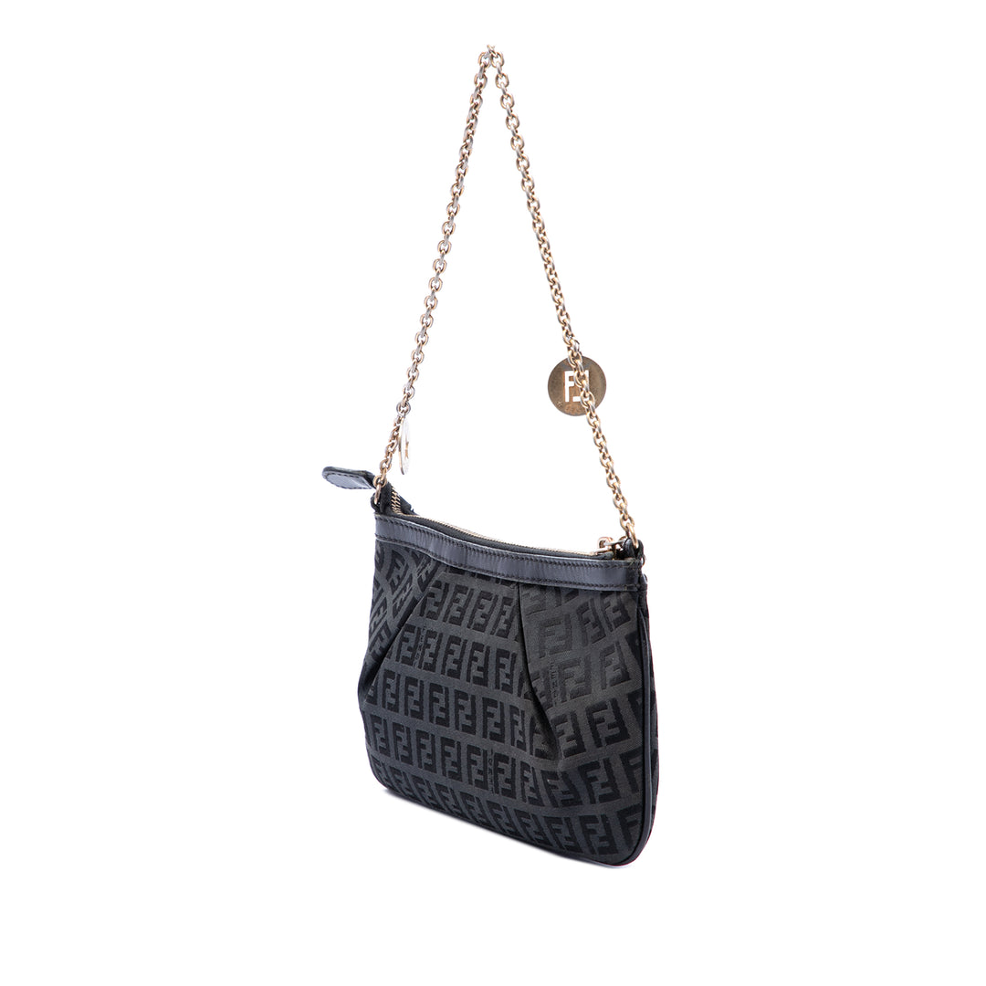 Fendi Zucchino Chaîne Pochette Toile