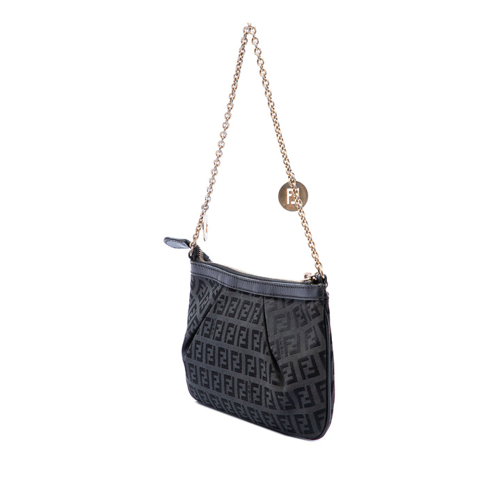 Fendi Zucchino Chaîne Pochette Toile