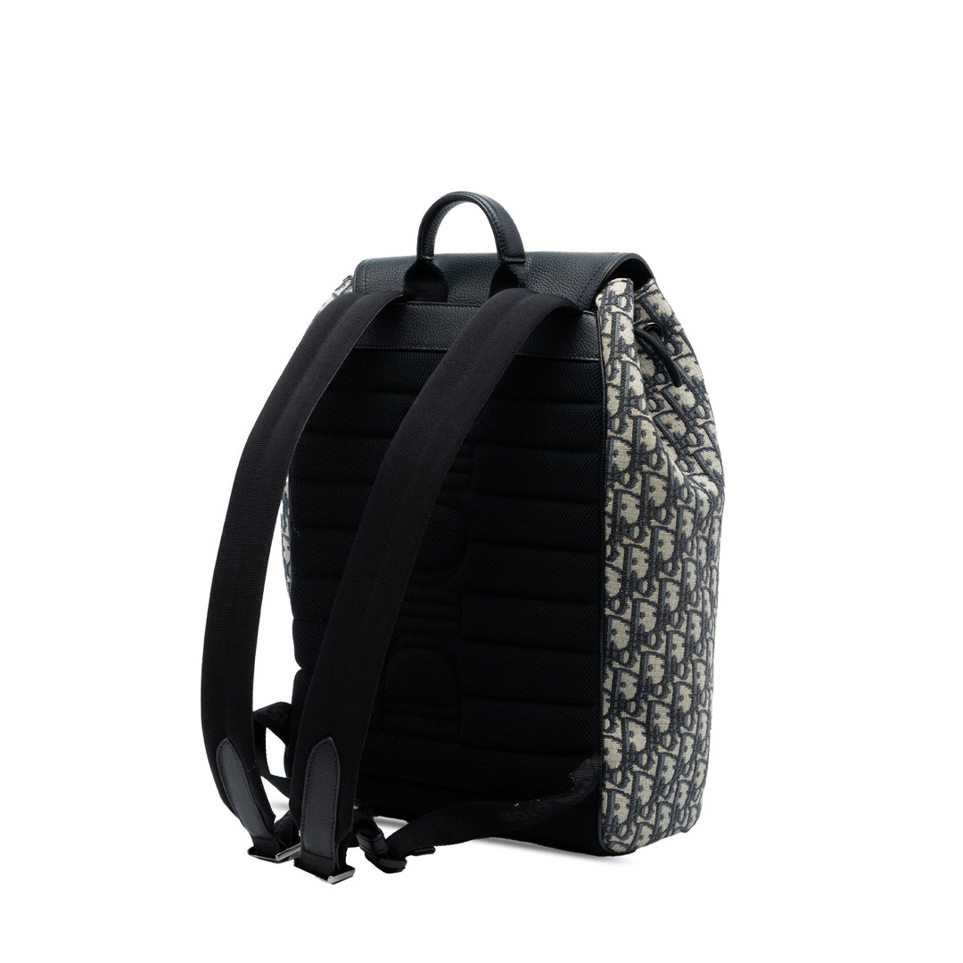 Dior Oblique Toile Saddle Sac à dos