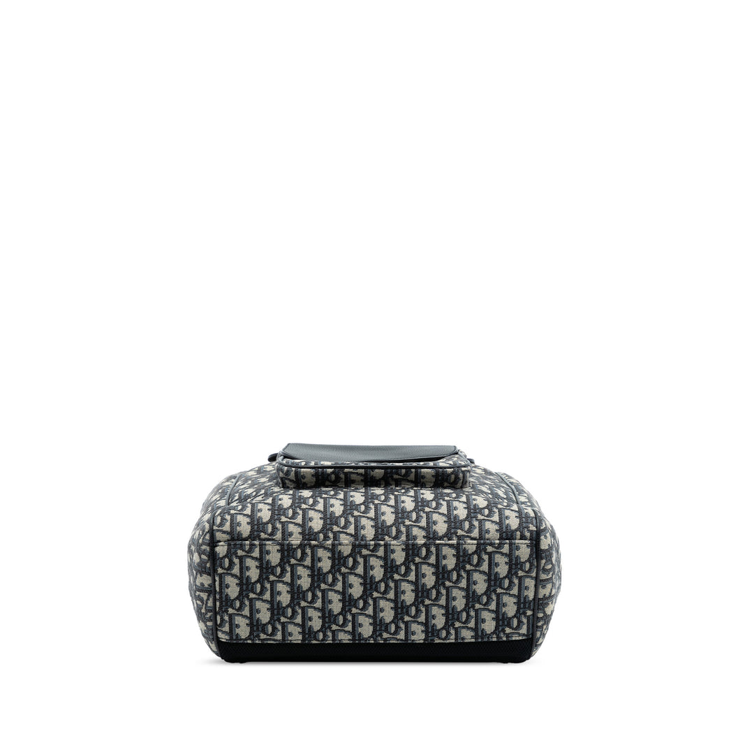Dior Oblique Toile Saddle Sac à dos