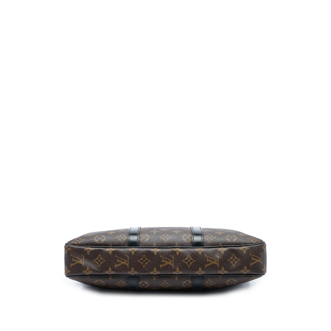 Louis Vuitton Macassar Porte Documents Jour Monogram Marron – vue 3 – GABY PARIS