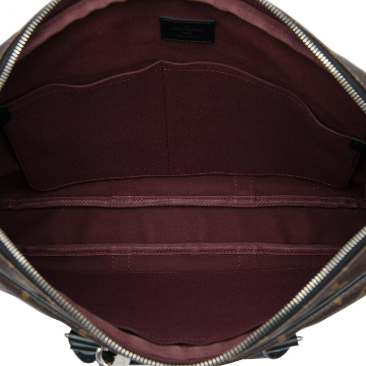 Louis Vuitton Macassar Porte Documents Jour Monogram Marron – vue 4 – GABY PARIS