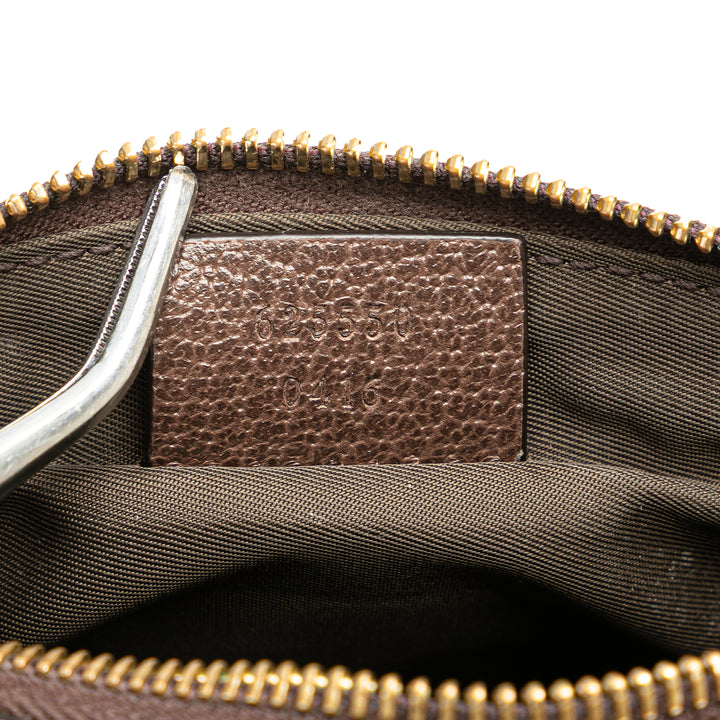 GG Supreme Web Ophidia Pouch Brown - Gaby Paris