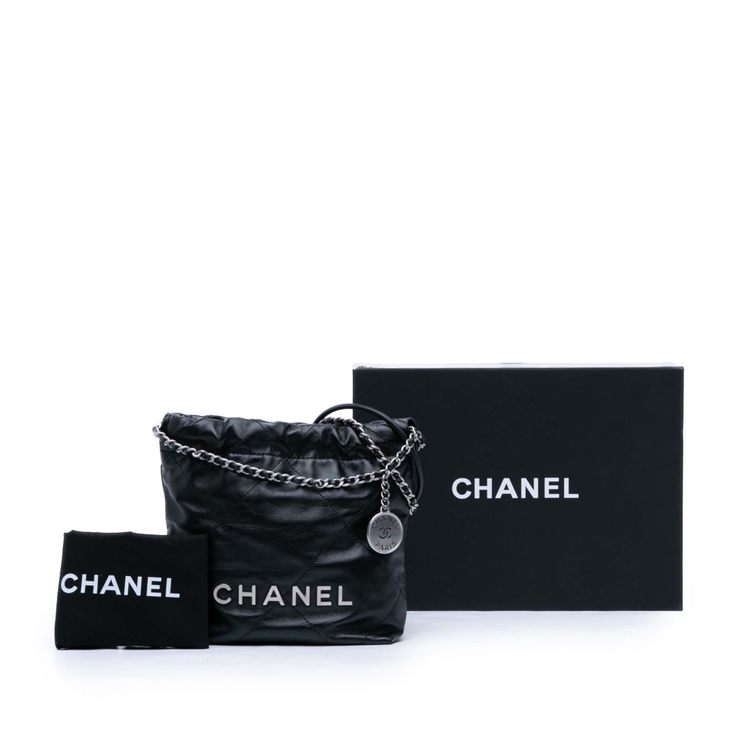Chanel Mini brillant Cuir de veau 22 Sac à main