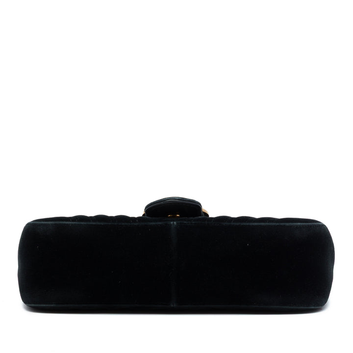 GG Marmont Matelasse Sac Moyen Noir