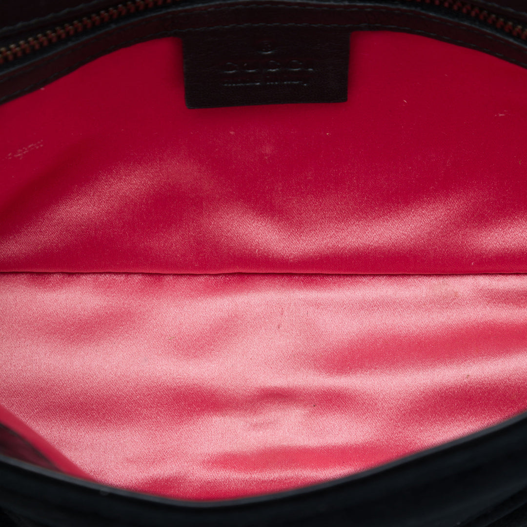 GG Marmont Matelasse Sac Moyen Noir