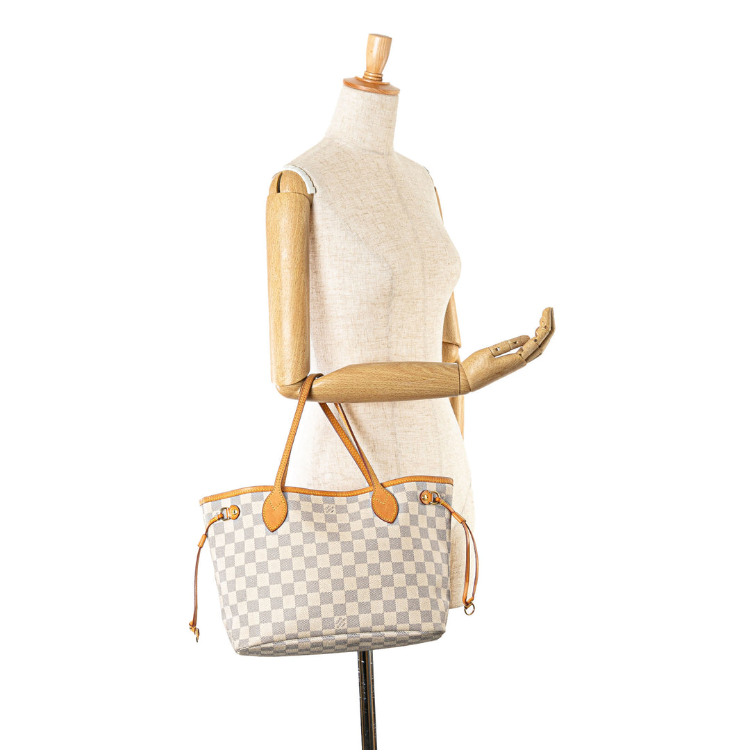 Damier Azur Neverfull PM White - Gaby Paris