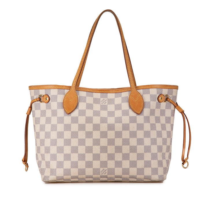 Damier Azur Neverfull PM White - Gaby Paris