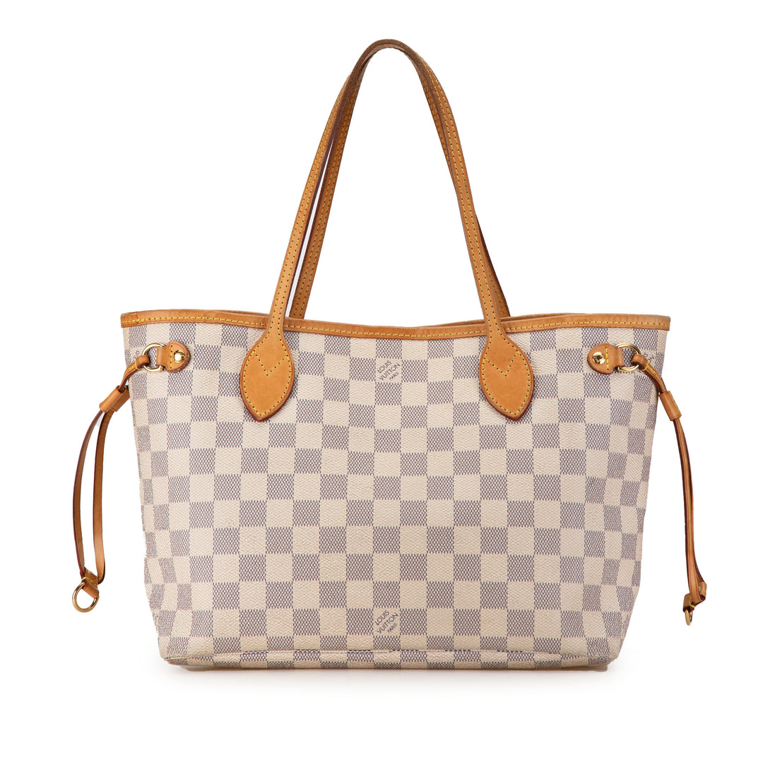 Damier Azur Neverfull PM White - Gaby Paris