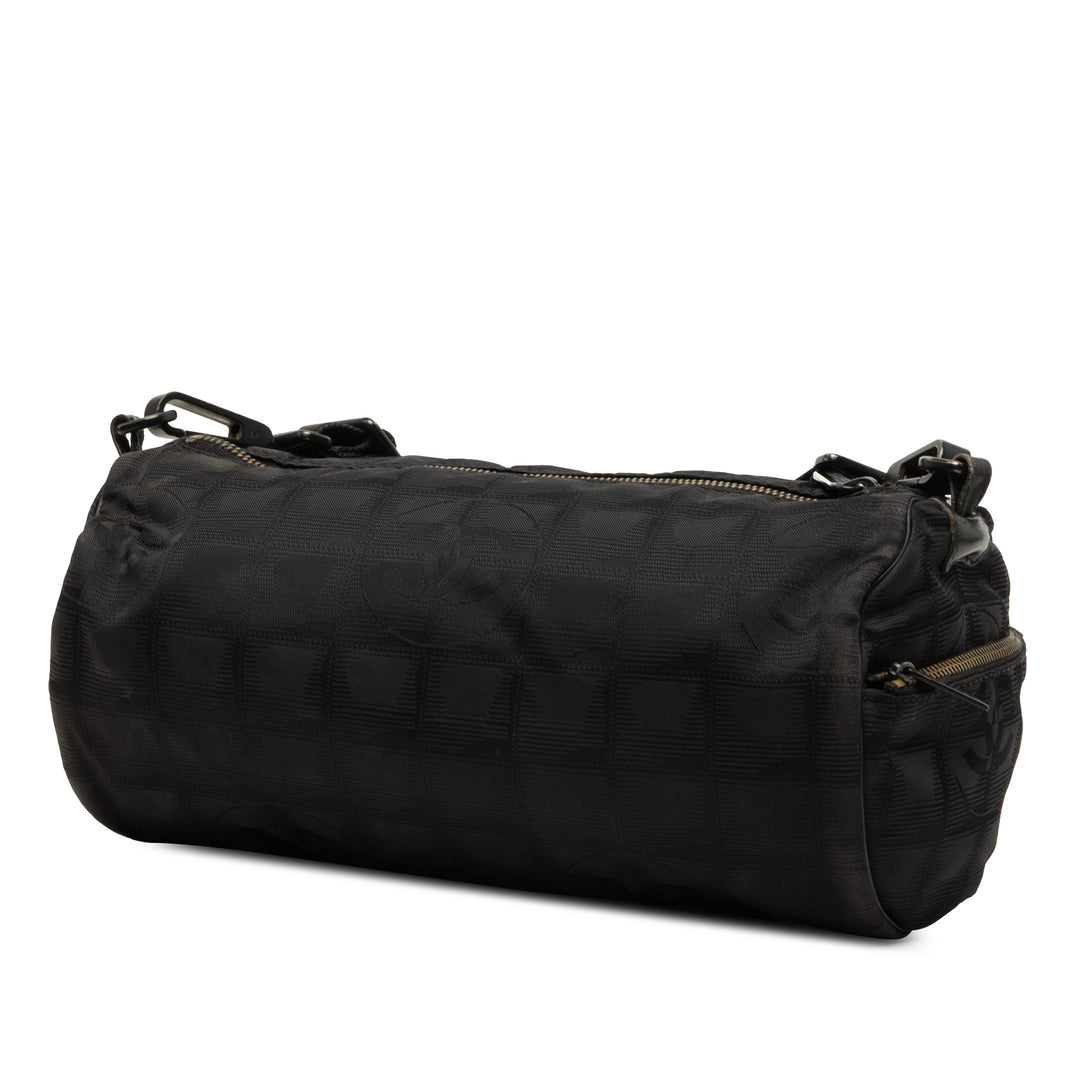 Chanel New Travel Line Barrel Sac Noir – vue 2 – GABY PARIS