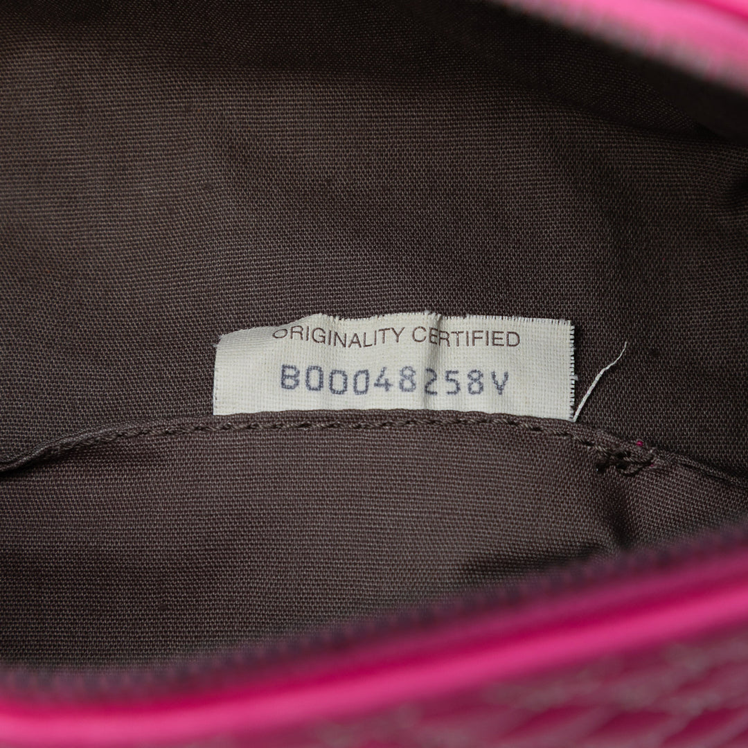 Matelassé Zippé Pochette nappa Rose