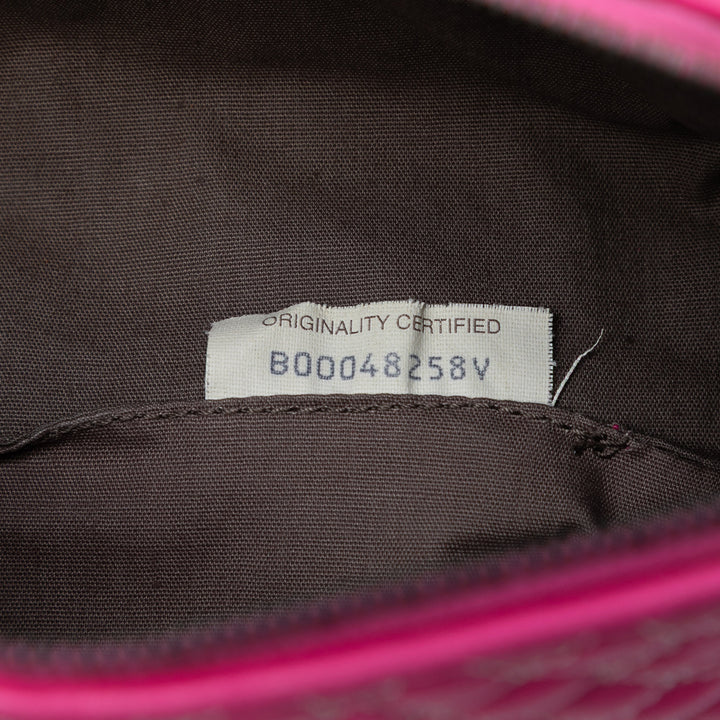 Matelassé Zippé Pochette nappa Rose