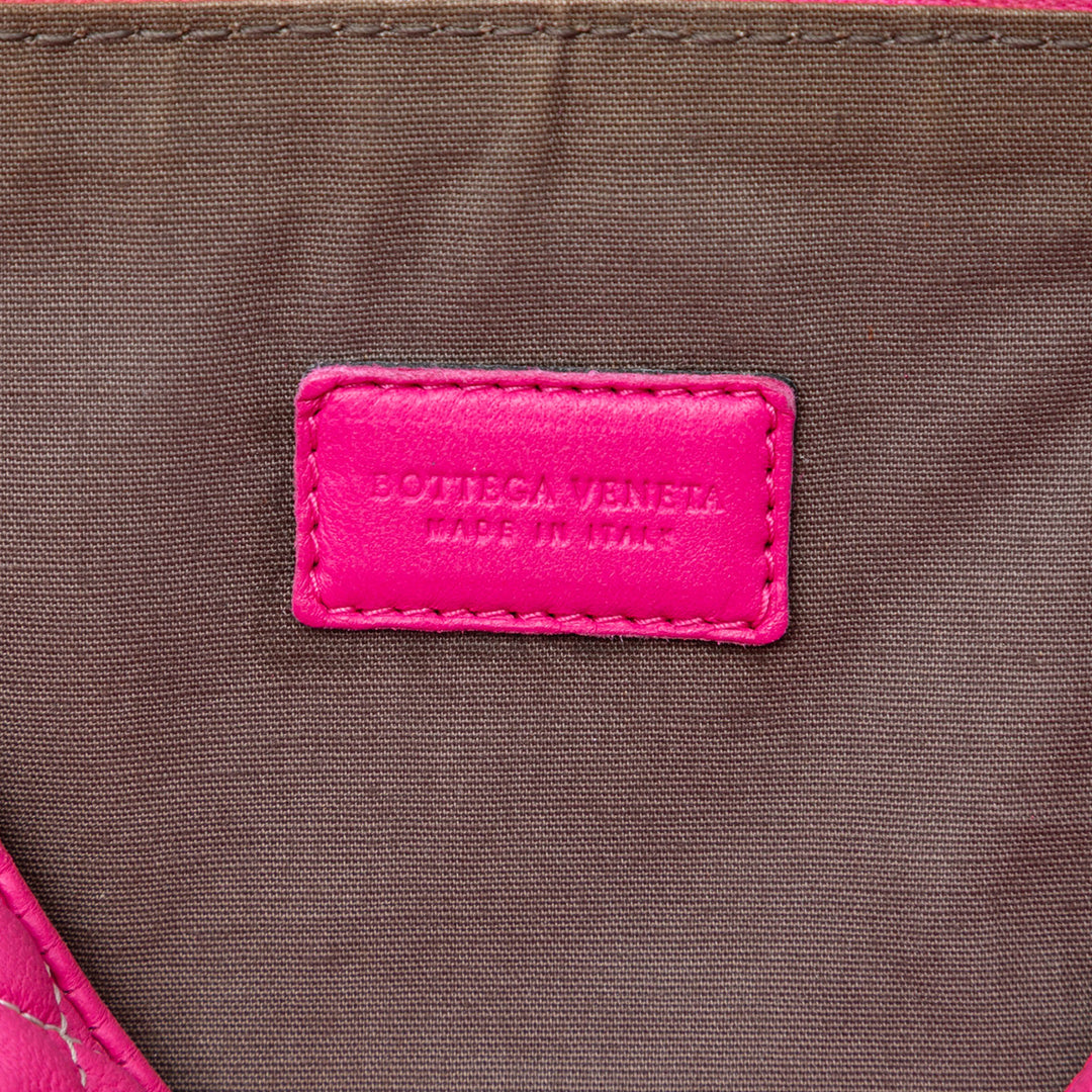 Matelassé Zippé Pochette nappa Rose