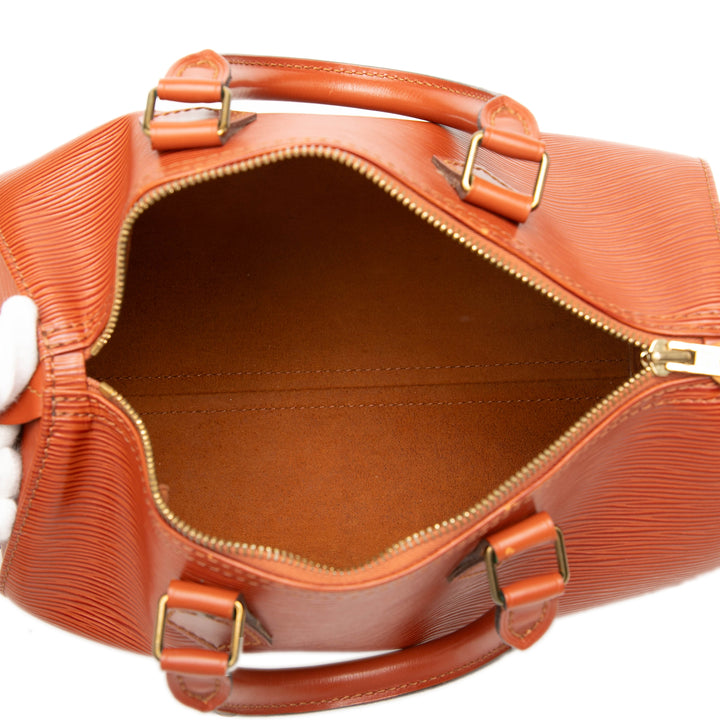 Louis Vuitton Speedy 25 Épi Marron – vue 4 – GABY PARIS