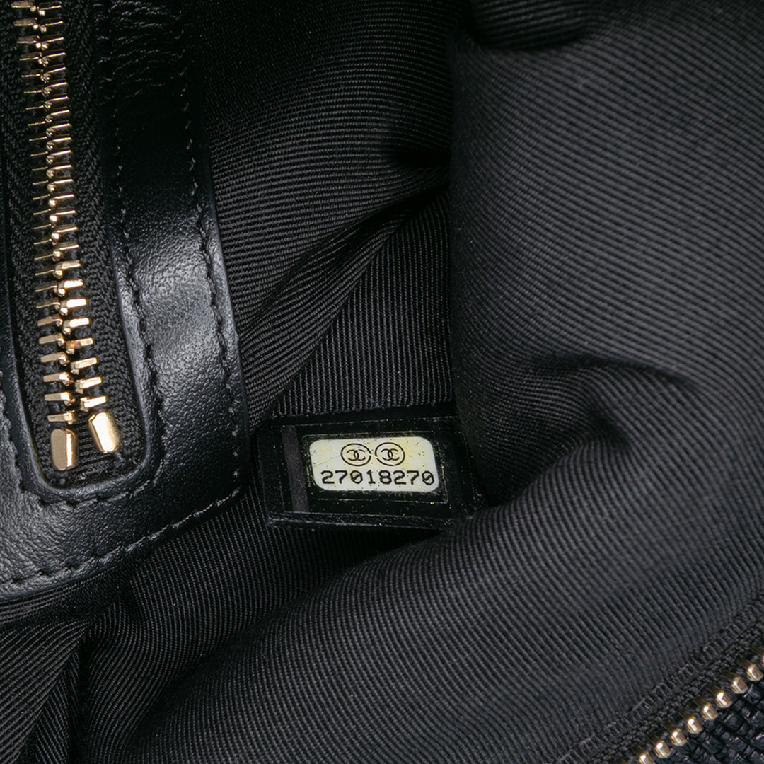 Chanel Medium Straw Deauville O Étui Pochette