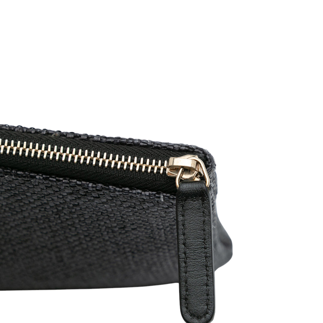 Chanel Medium Straw Deauville O Étui Pochette