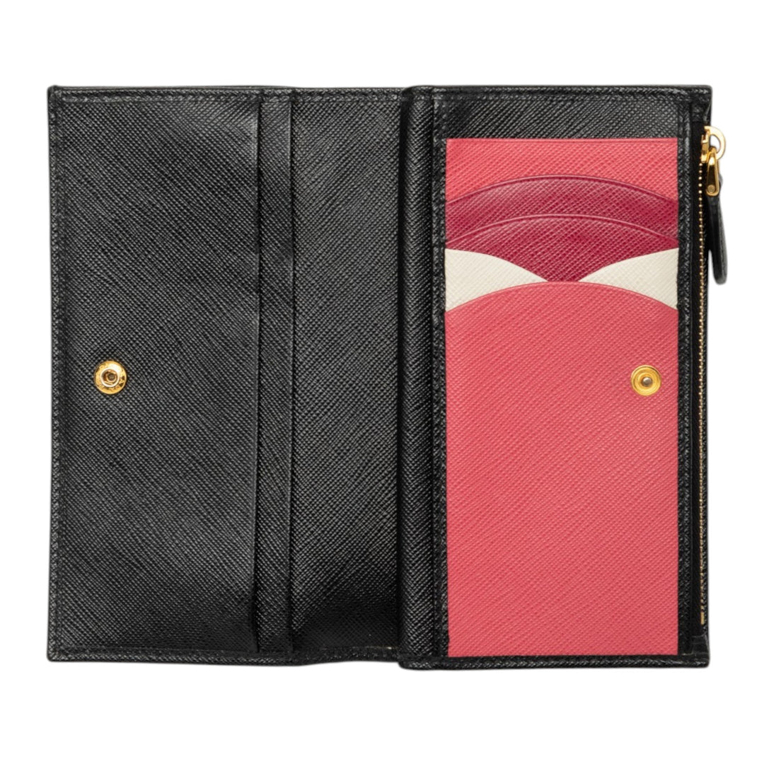 Prada Saffiano Bifold Portefeuille long