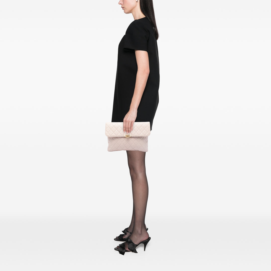 Chanel Medium Matelassé Caviar Golden Class O Étui Pochette