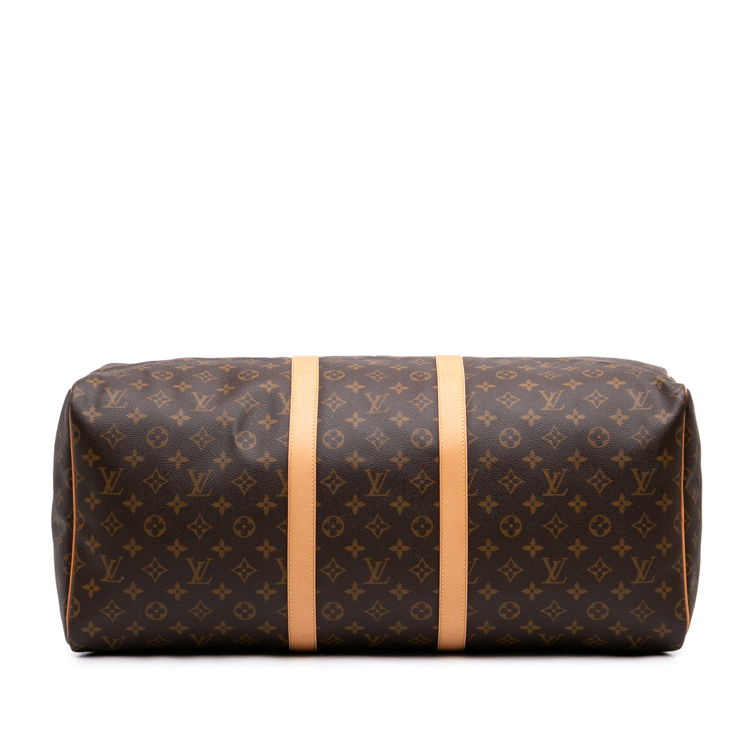 Louis Vuitton Keepall 55 Monogram Marron