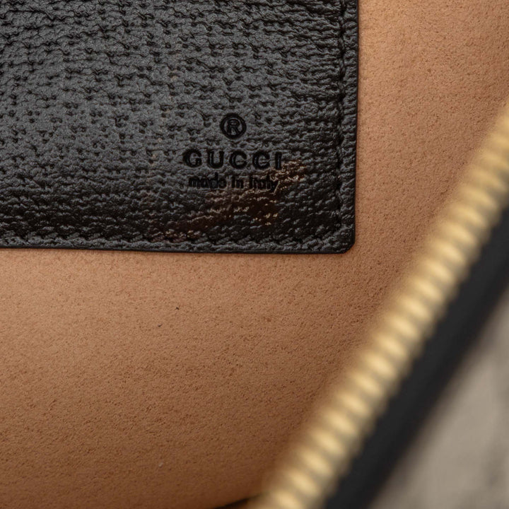 Gucci GG Supreme et Cuir de veau Cut Out Interlocking G Pochette