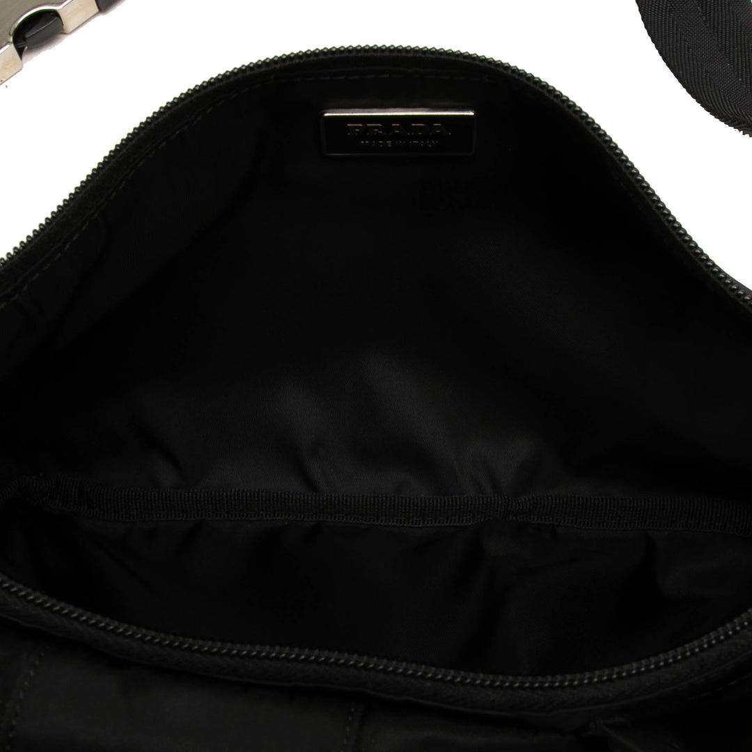 Prada Ceinture Multi Poche Tessuto Noir – vue 4 – GABY PARIS