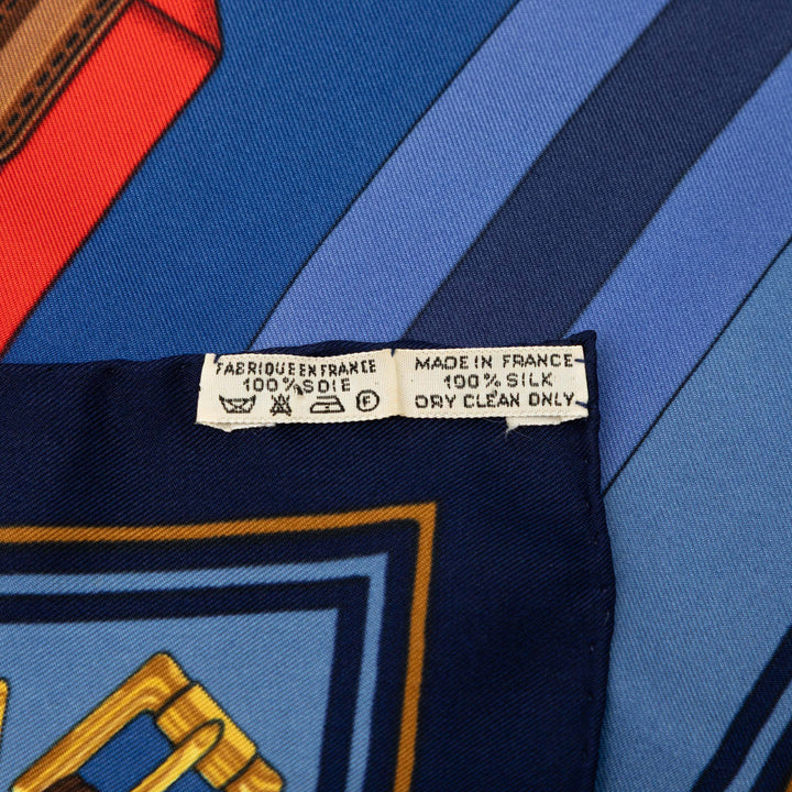Hermès Les Sangles Foulard 90 Soie