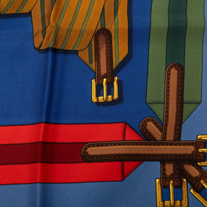 Hermès Les Sangles Foulard 90 Soie