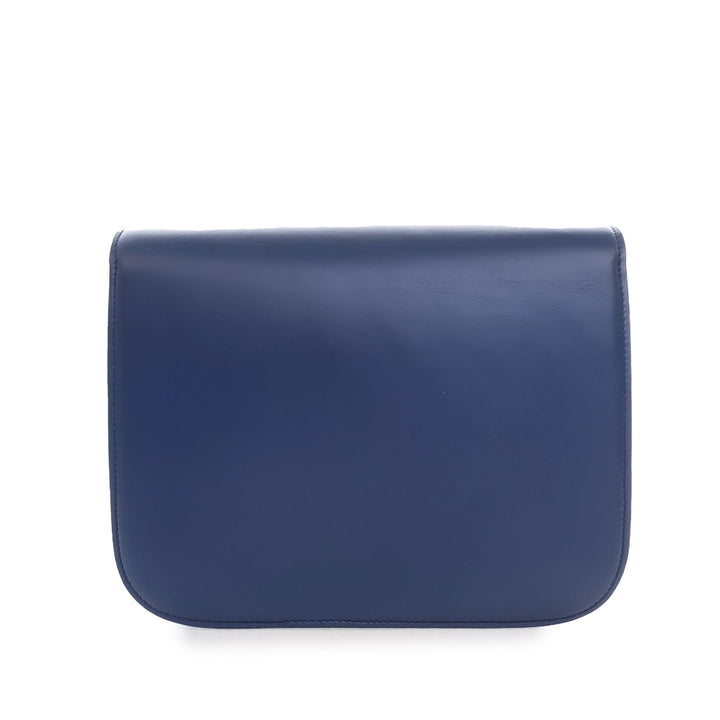 Medium Calfskin Classic Box Blue - Gaby Paris