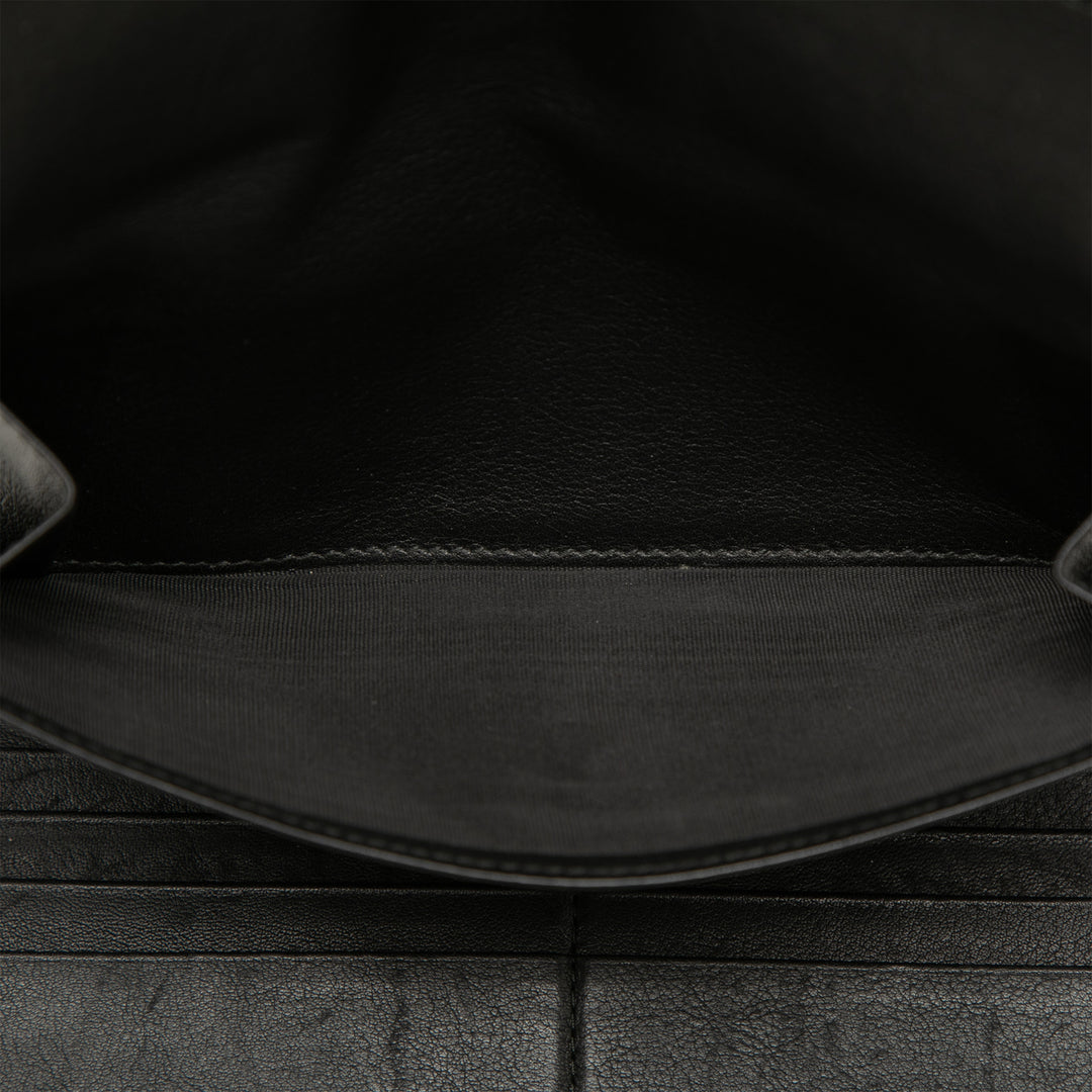 Guccissima Portefeuille long Noir