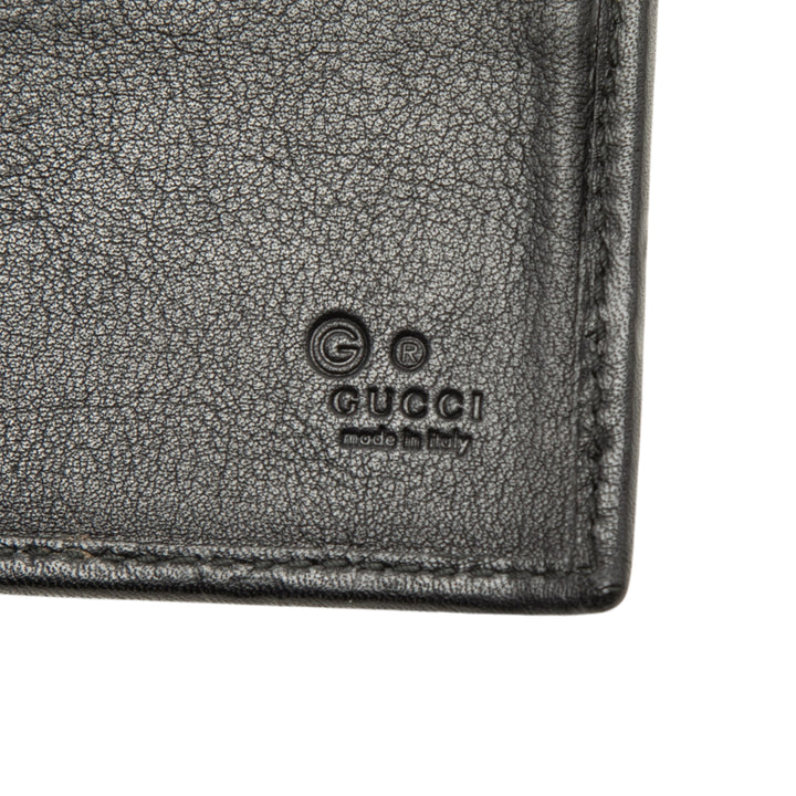 Guccissima Portefeuille long Noir
