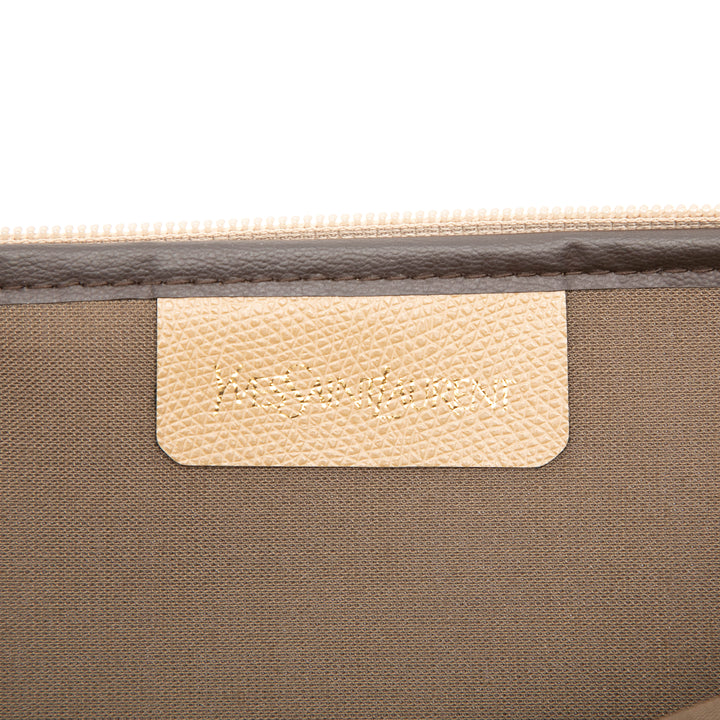 Saint Laurent Giraffe Imprimé Trousse de maquillage Toile enduite Gris – vue 5 – GABY PARIS