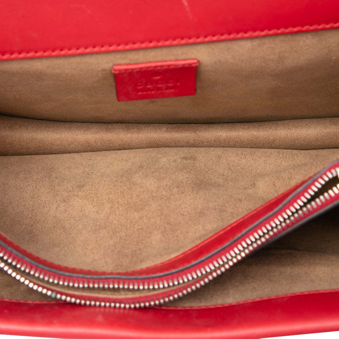 Gucci Arabesque Dionysus Sac Moyen GG Supreme Rouge – vue 4 – GABY PARIS