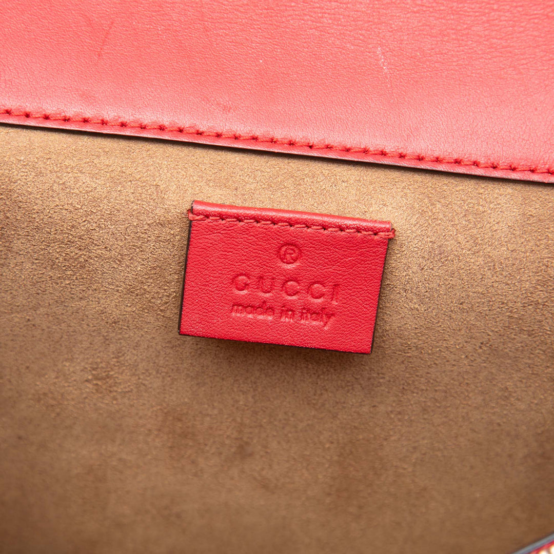 Gucci Arabesque Dionysus Sac Moyen GG Supreme Rouge – vue 5 – GABY PARIS