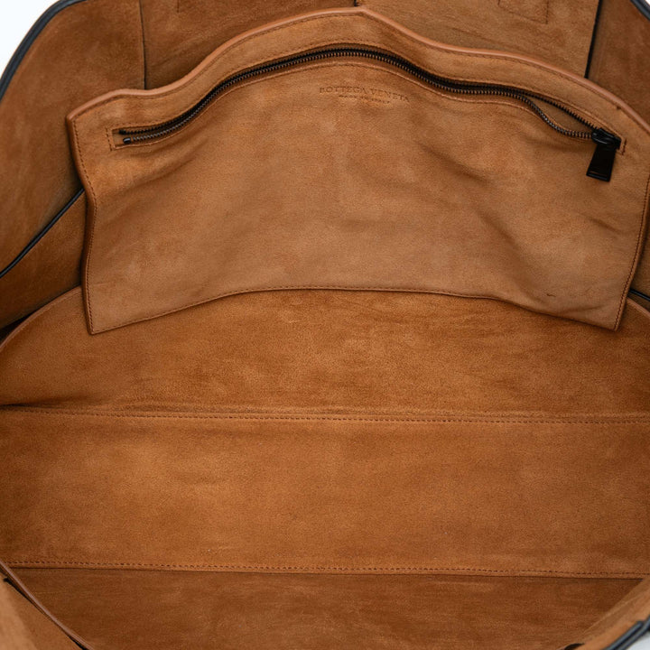 Bottega Veneta Large Cuir d’agneau Maxi Intrecciato Arco Cabas