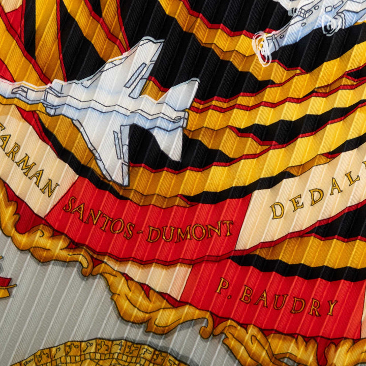 Hermès Reves D Espace Plisse Foulard Tissu