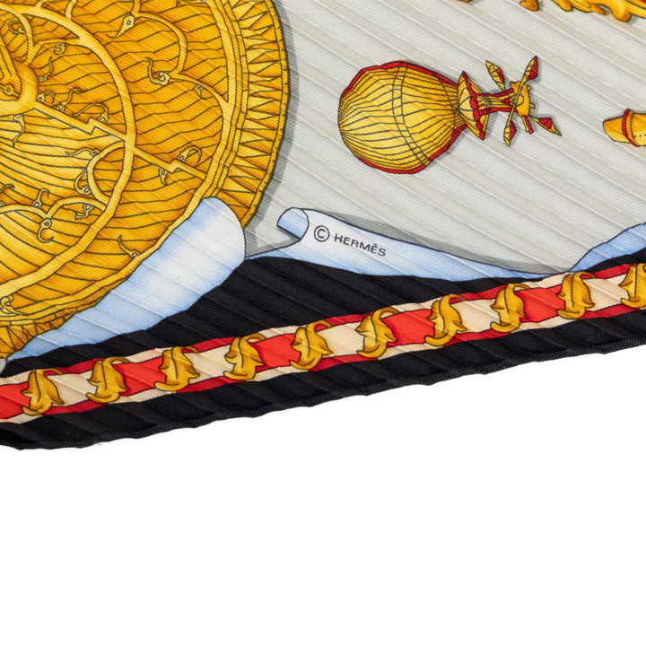 Hermès Reves D Espace Plisse Foulard Tissu