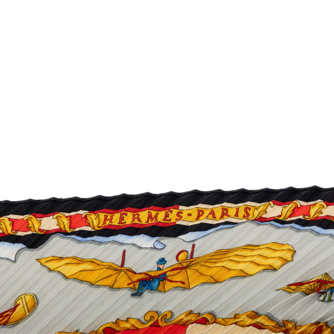Hermès Reves D Espace Plisse Foulard Tissu