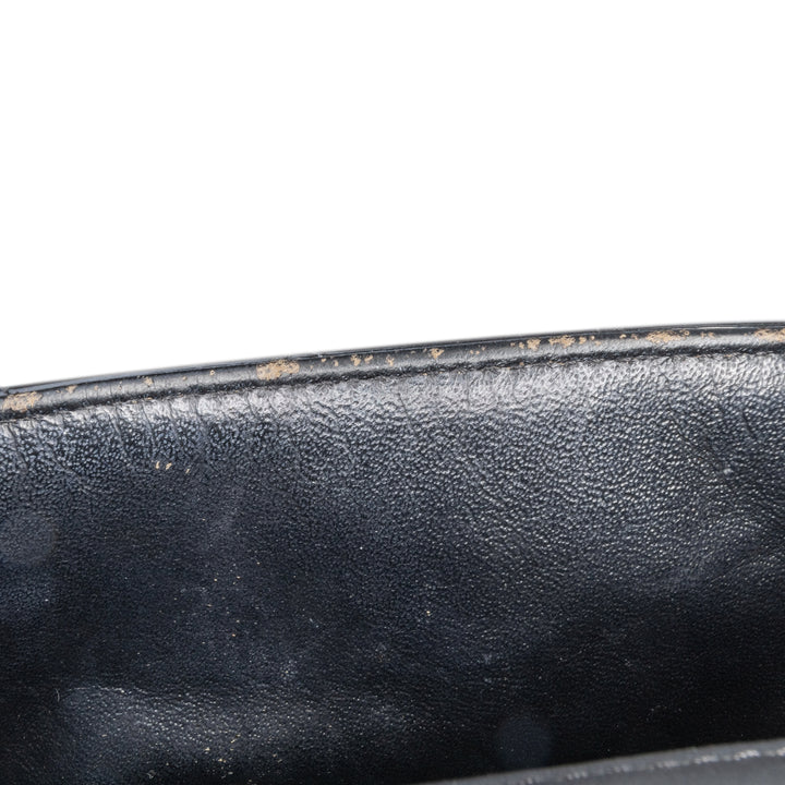 Mini Rectangular Classic Patent Single Flap Black - Gaby Paris