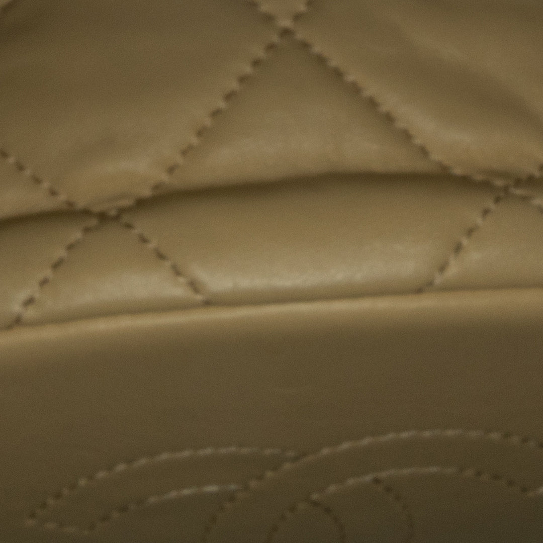 Mini Lambskin Pending CC Bucket Bag Yellow - Gaby Paris