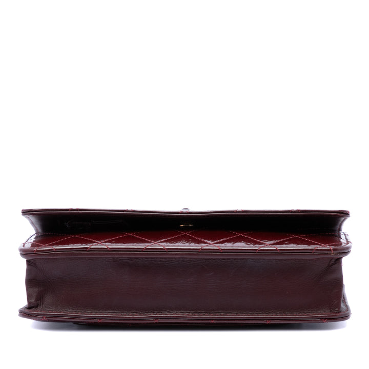 Chanel Matelassé Cuir verni Reissue 2.55 Wallet on Chain
