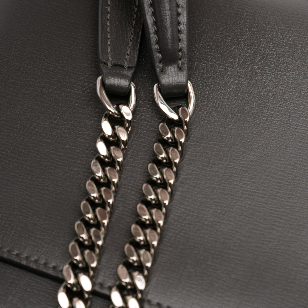 Saint Laurent Medium Cuir de veau Monogram Sunset Sac porté croisé